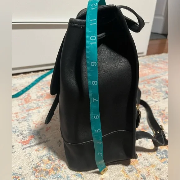 Coach vintage 90s black leather daypack backpack - Picture 15 of 15